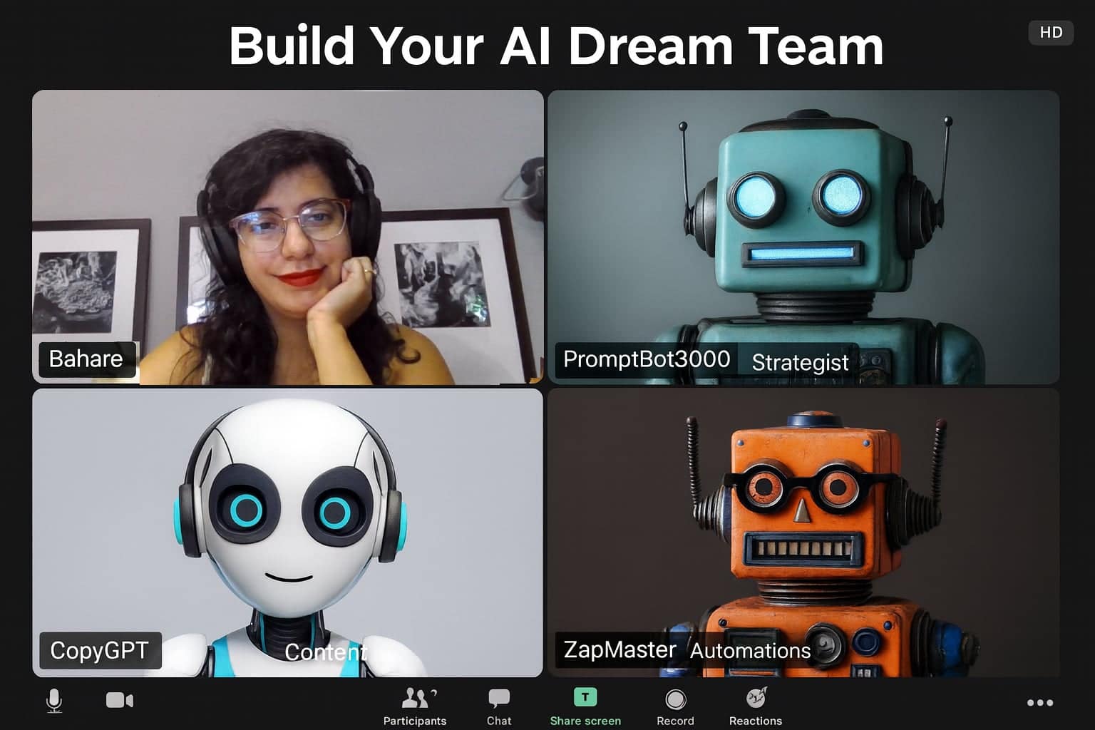 BUILD YOUR AI DREAM TEAM  🤖 17TH SEPT