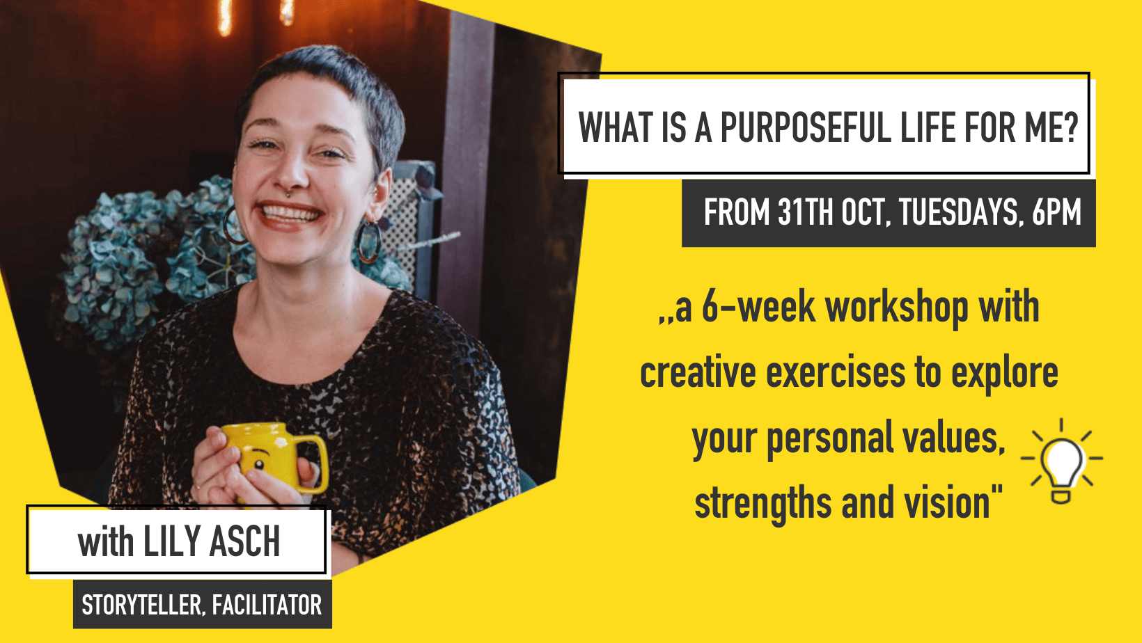 WHAT IS A PURPOSEFUL LIFE FOR ME❓FROM 31 OCT